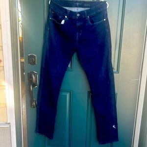 Seven for all mankind jeans, skinny waist, 34